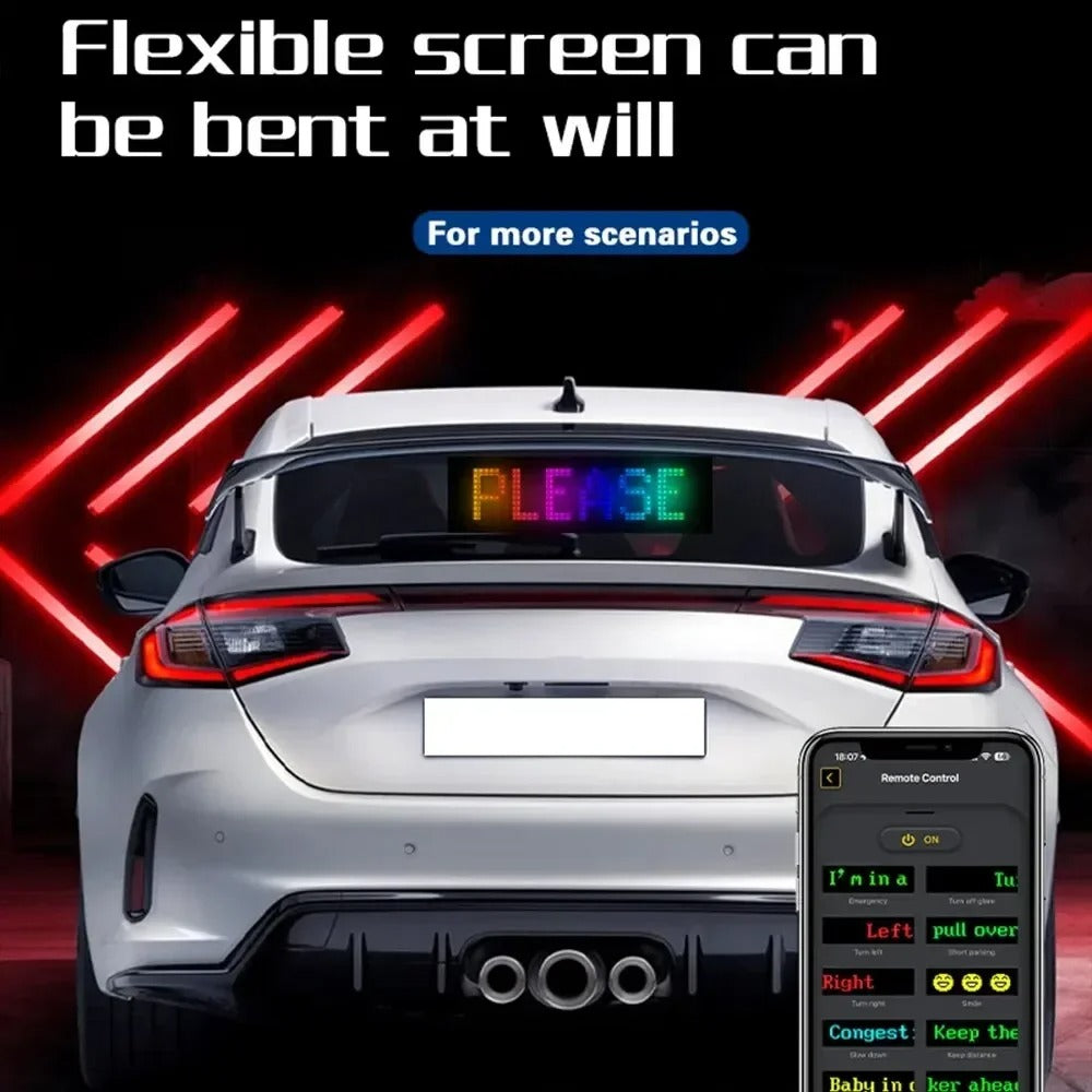 Flexible LED Display Screen For Car