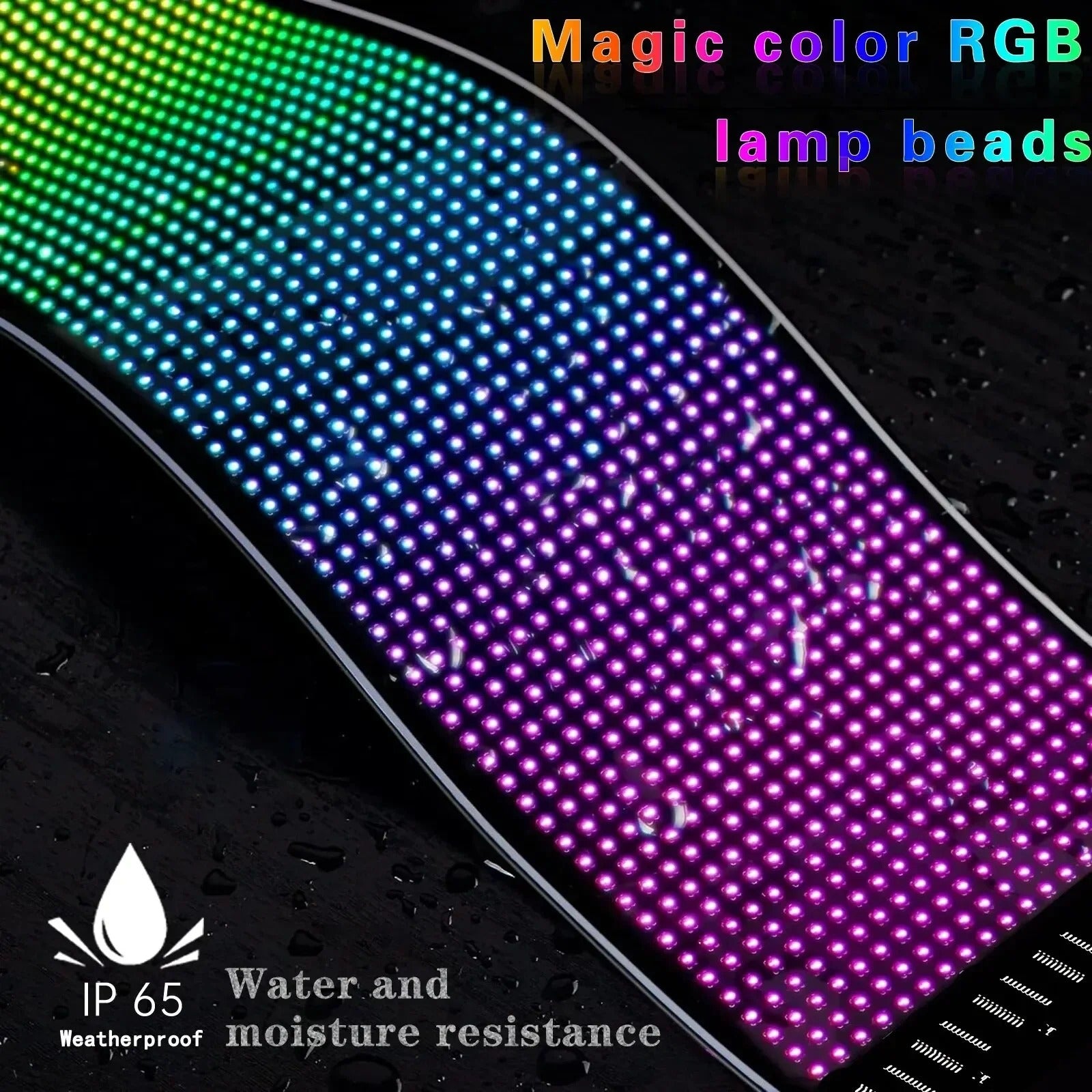 Flexible LED Display Screen For Car