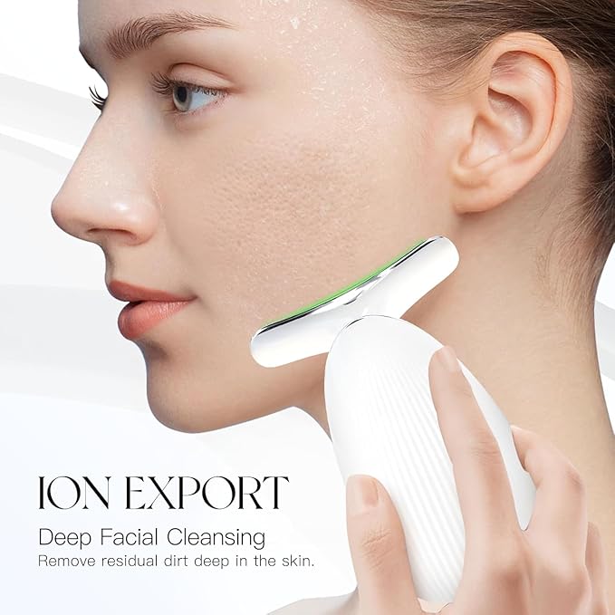 Rechargeable LED Facial And Neck Massager